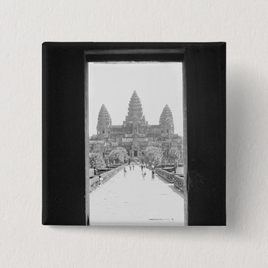 Angkor Kambodscha, Angkor Wat Doorway View Button (Vorderseite)