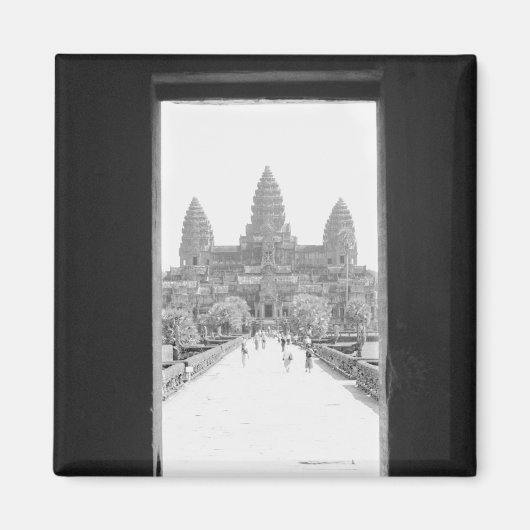 Angkor Kambodscha, Angkor Wat Doorway View Magnet (Vorne)