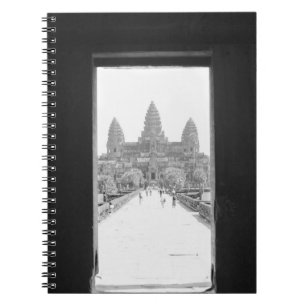 Angkor Kambodscha, Angkor Wat Türblick Notizblock