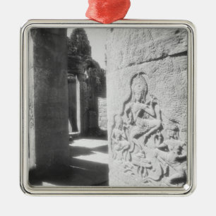 Angkor Kambodscha, Apsara-Schnitzerei The Bayon 2 Ornament Aus Metall