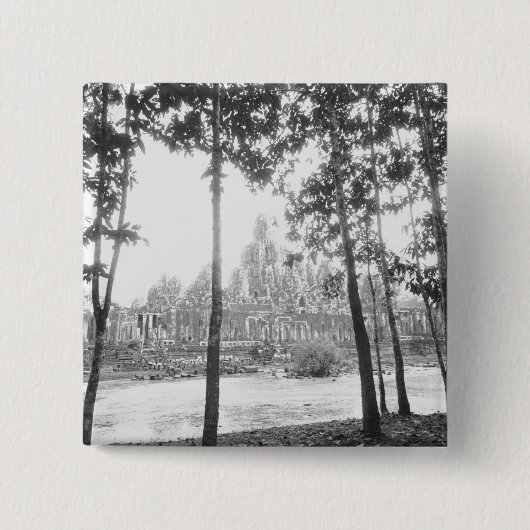 Angkor Kambodscha, Blick auf den Bayon Button (Vorderseite)