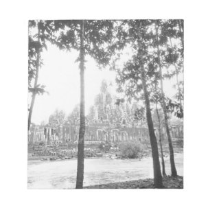 Angkor Kambodscha, Blick auf den Bayon Notizblock