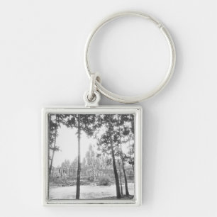 Angkor Kambodscha, Blick auf den Bayon Schlüsselanhänger