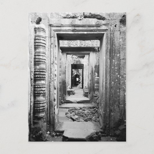 Angkor Kambodscha, Doorways Preah Khan Postkarte (Vorderseite)