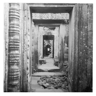 Angkor Kambodscha, Durchgänge Preah Khan Fliese