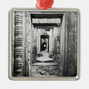 Angkor Kambodscha, Durchgänge Preah Khan Silbernes Ornament