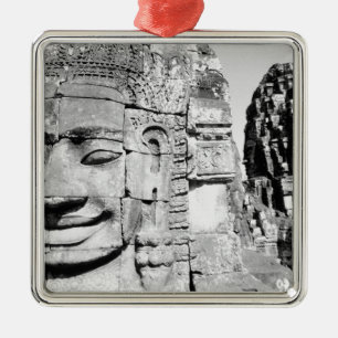 Angkor Kambodscha, Köpfe des Bayon Silbernes Ornament