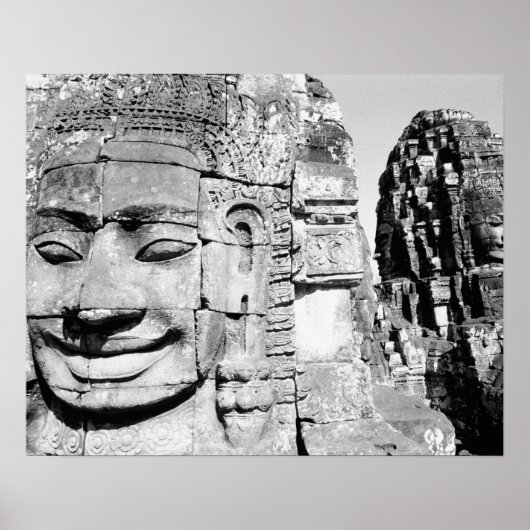 Angkor Kambodscha, Leiter des Bayon Poster (Vorne)