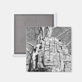 Angkor Kambodscha, Leiter Ta Som Temple Magnet (Vorderseite/Rückseite)