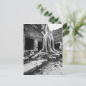 Angkor Kambodscha, Ta Prohm Tree Postkarte (Stehend Vorderseite)