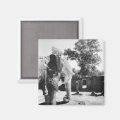 Angkor Kambodscha, Tempel 2 Magnet (Vorderseite/Rückseite)