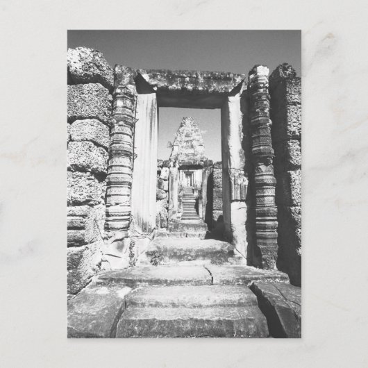 Angkor Kambodscha, Tempel vor dem Rup Postkarte (Vorderseite)