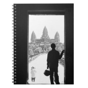 Angkor Kambodscha, Tür & Person Angkor Wat Notizblock