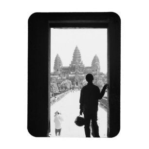 Angkor Kambodscha, Tür und Person Angkor Wat Magnet