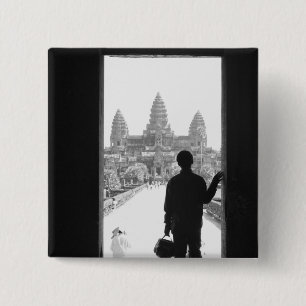 Angkor Kambodscha, Türe und Person Angkor Wat Button