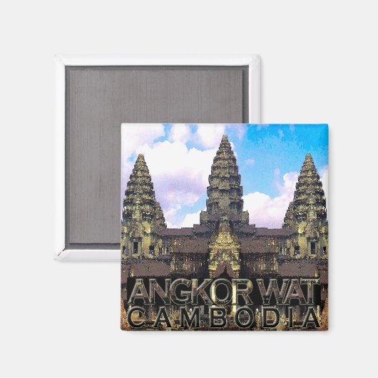 Angkor Magnet (Vorderseite/Rückseite)