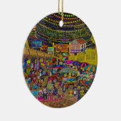 'Angkor Nacht Market Keramik Ornament (Rechts)