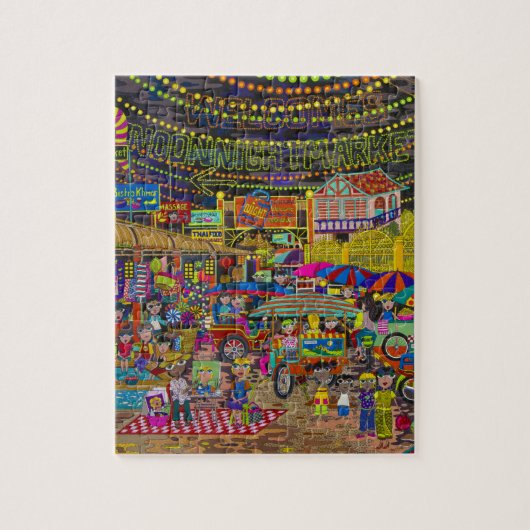 'Angkor Nacht Market Puzzle (Vertikal)