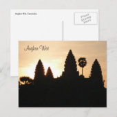 Angkor Sonnenaufgang Postkarte (Vorne/Hinten)
