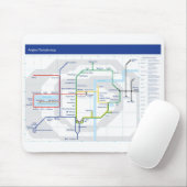 Angkor Tempelkarten-Mäusematte Mousepad (Mit Mouse)