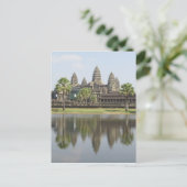 Angkor-Tempelreflektion Postkarte (Stehend Vorderseite)