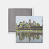 Angkor-Tempelreflektionen Magnet (Vorderseite/Rückseite)