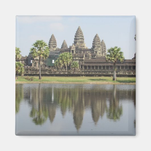 Angkor-Tempelreflektionen Magnet (Vorne)