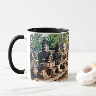 Angkor Thom Götterstatuen Tasse