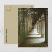 Angkor Thom Kambodia Postkarte (Vorne/Hinten)