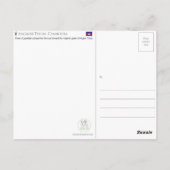Angkor Thom, Kambodscha Reise Postkarte (Rückseite)