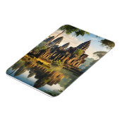 Angkor Wat, alter Khmer-Tempel Magnet (Linke Seite)