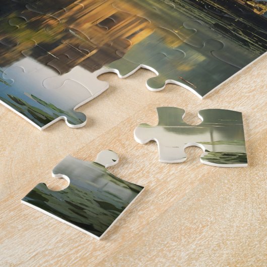 Angkor Wat, alter Khmer-Tempel Puzzle (Seite)