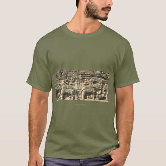 Angkor Wat, Basrelief. T-Shirt (Vorderseite)