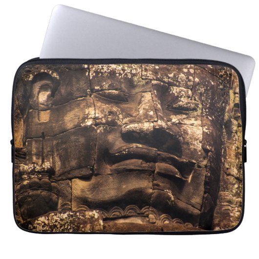 Angkor Wat Buddha Totem Laptop Sleeve (Vorderseite)