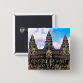 Angkor Wat Button (Vorne & Hinten)