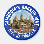 Angkor Wat Cambodia - City of the Temples Magnet (Vorne)