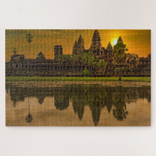 Angkor Wat Cambodia Khmer Temple Puzzle (Horizontal)