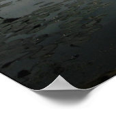 Angkor Wat Cambodia Morning Silhouette Print Poster (Ecke)