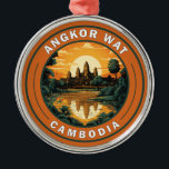 Angkor Wat Cambodia Reisen Art Abzeichen Ornament Aus Metall<br><div class="desc">Angkor Wat Vektorgrafik. Angkor Wat ist ein Tempelkomplex in Kambodscha,  der von den Guinness World Platten als die größte religiöse Struktur der Welt gilt. Es liegt in der antiken Stadt der Khmer-Hauptstadt in Angkor,  im Norden Kambodschas.</div>
