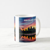 Angkor Wat Cambodia Sunset Kaffeetasse (VorderseiteRechts)
