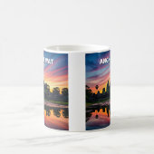 Angkor Wat Cambodia Sunset Kaffeetasse (Mittel)