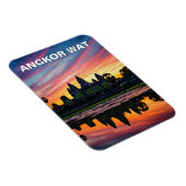 Angkor Wat Cambodia Sunset Magnet (Rechte Seite)