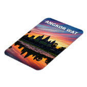 Angkor Wat Cambodia Sunset Magnet (Linke Seite)