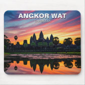 Angkor Wat Cambodia Sunset Mousepad (Vorne)