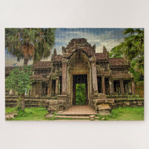 Angkor Wat Cambodia Temple Eintritt Puzzle