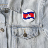 Angkor Wat Cambodian Flag Wave Button (Beispiel)