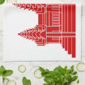 Angkor Wat Cambodian / Khmer Flag Geschirrtuch (Gefaltet)