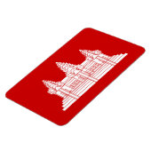 Angkor Wat Cambodian / Khmer Flag Magnet (Linke Seite)