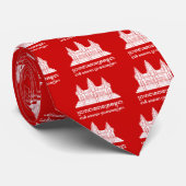 Angkor Wat Cambodian / Khmer Flag mit Motto Krawatte (Gerollt)
