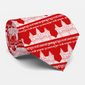 Angkor Wat Cambodian / Khmer Flag mit Motto Krawatte (Gerollt)